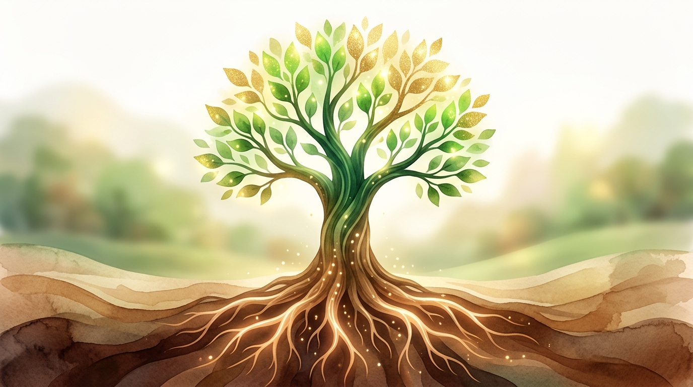 不安を乗り越えて成長するイメージ